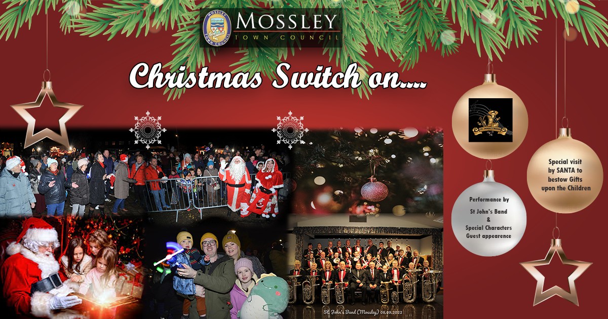 Micklehurst Christmas Lights switch-on – Friday 24 November 2023 – 6.00pm to 7.00pm